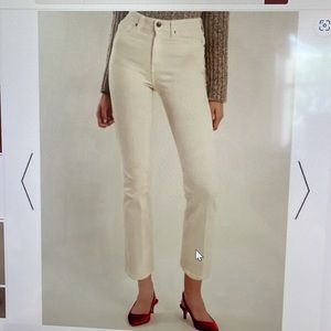 Khaite Benny Crop Flare Jeans size 25